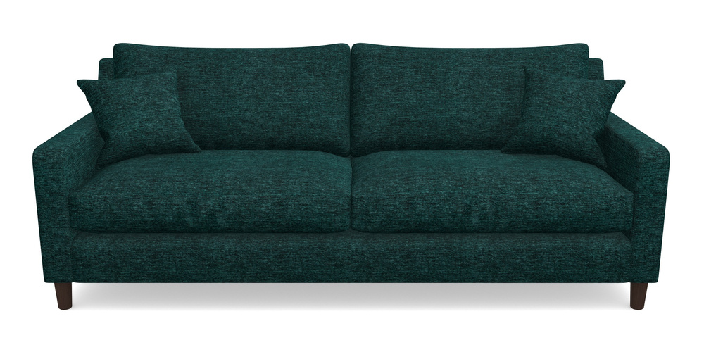 Product photograph of Stopham 4 Seater Sofa In Textured Velvet - Viridian from Sofas and Stuff Limited