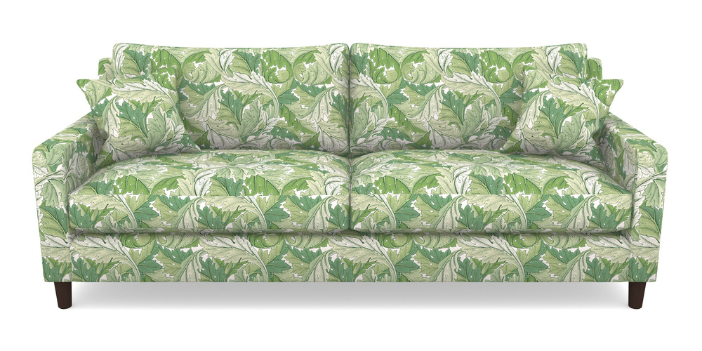Product photograph of Stopham 4 Seater Sofa In William Morris Collection - Acanthus - Leaf Green from Sofas and Stuff Limited