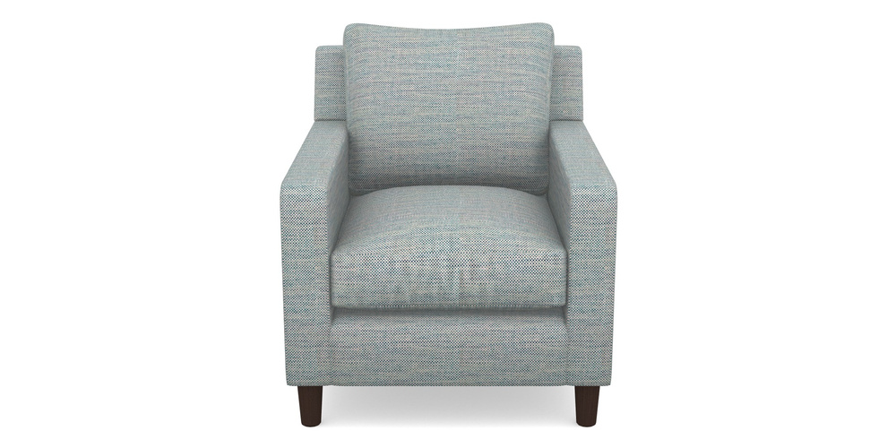 Product photograph of Stopham Chair In Basket Weave - Blue from Sofas and Stuff Limited