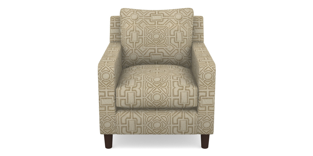 Product photograph of Stopham Chair In Rhs Collection - Large Knot Garden Linen - Gold from Sofas and Stuff Limited