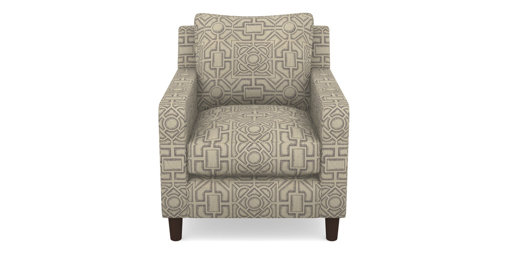 Product photograph of Stopham Chair In Rhs Collection - Large Knot Garden Linen - Grey from Sofas and Stuff Limited