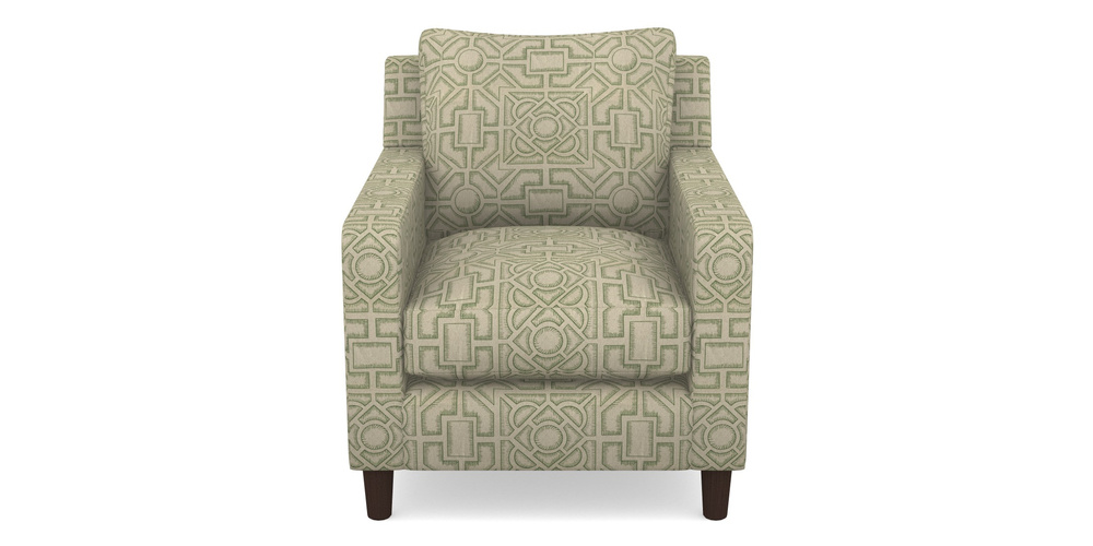 Product photograph of Stopham Chair In Rhs Collection - Large Knot Garden Linen - Green from Sofas and Stuff Limited