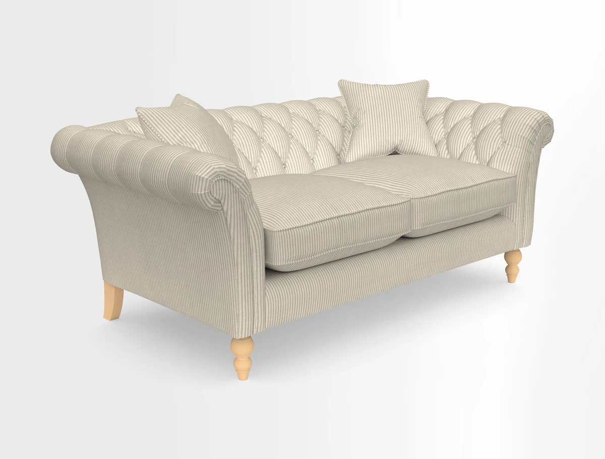 Sudbury Sofa in Linwood Omega Velvet Cognac