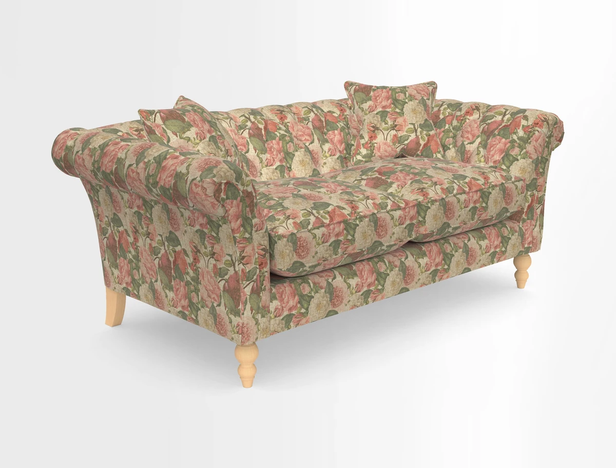 Sudbury Sofa in Linwood Omega Velvet Cognac