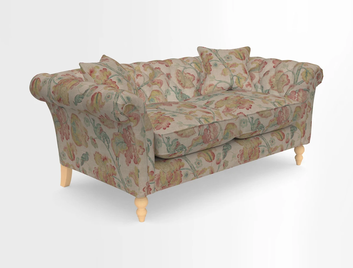 Sudbury Sofa in Linwood Omega Velvet Cognac