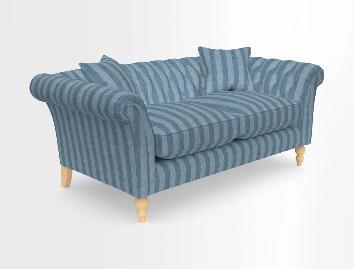 Sudbury Sofa in Linwood Omega Velvet Cognac