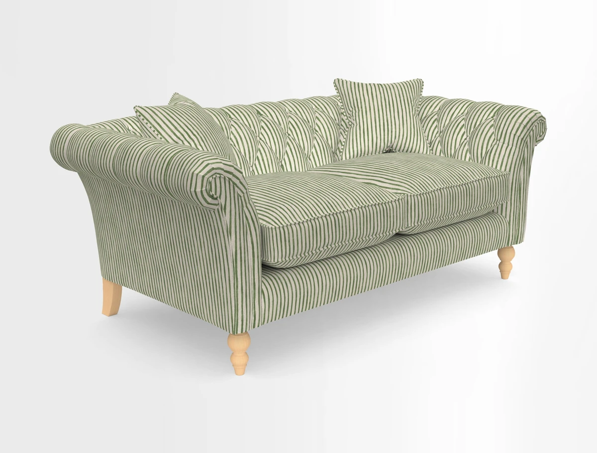 Sudbury Sofa in Linwood Omega Velvet Cognac