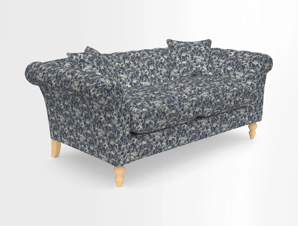 Sudbury Sofa in Linwood Omega Velvet Cognac