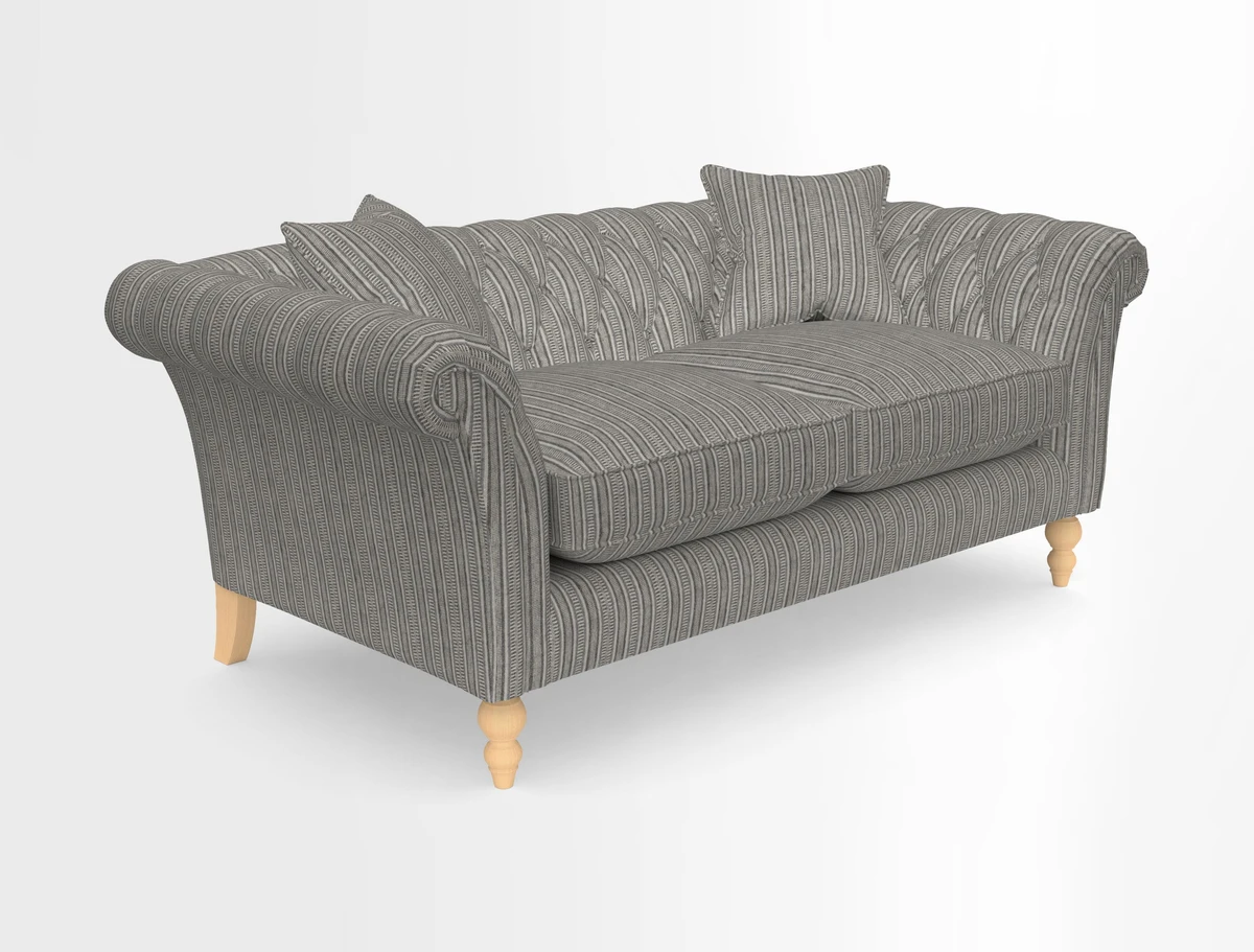 Sudbury Sofa in Linwood Omega Velvet Cognac
