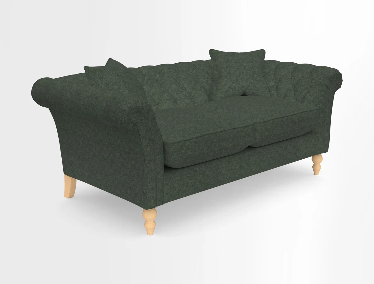 Sudbury Sofa in Linwood Omega Velvet Cognac
