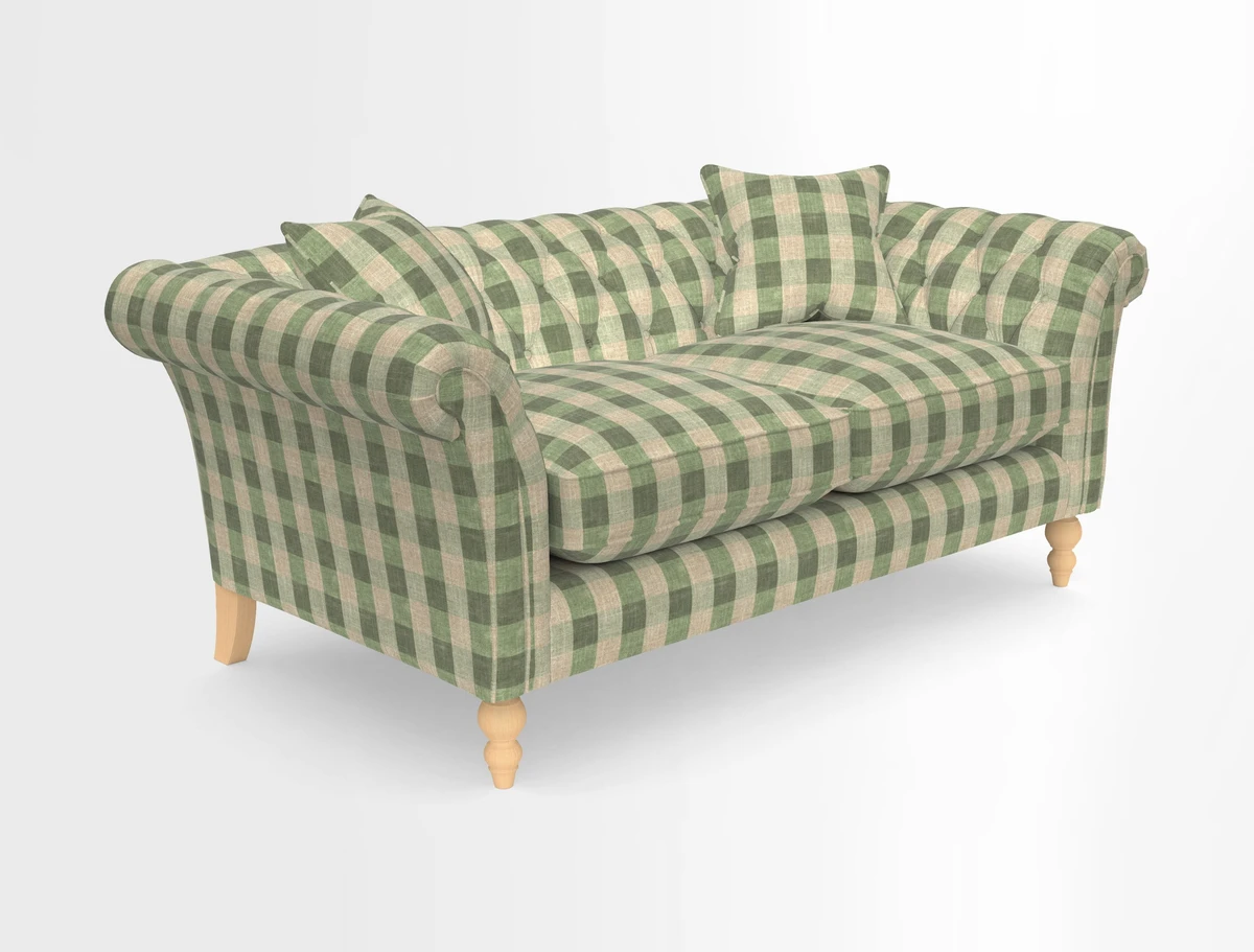 Sudbury Sofa in Linwood Omega Velvet Cognac