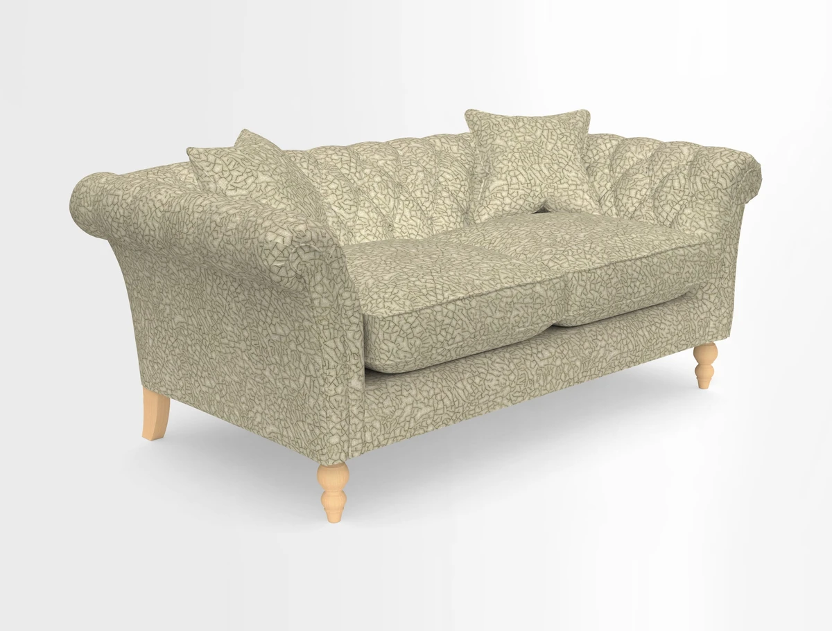 Sudbury Sofa in Linwood Omega Velvet Cognac