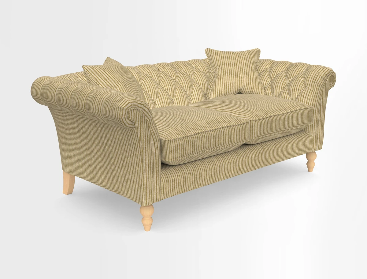 Sudbury Sofa in Linwood Omega Velvet Cognac