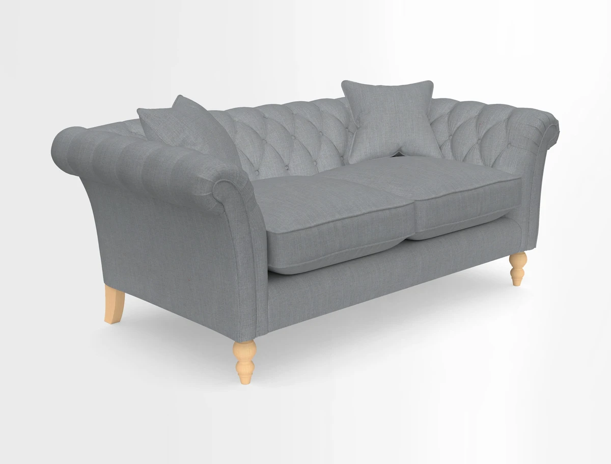 Sudbury Sofa in Linwood Omega Velvet Cognac