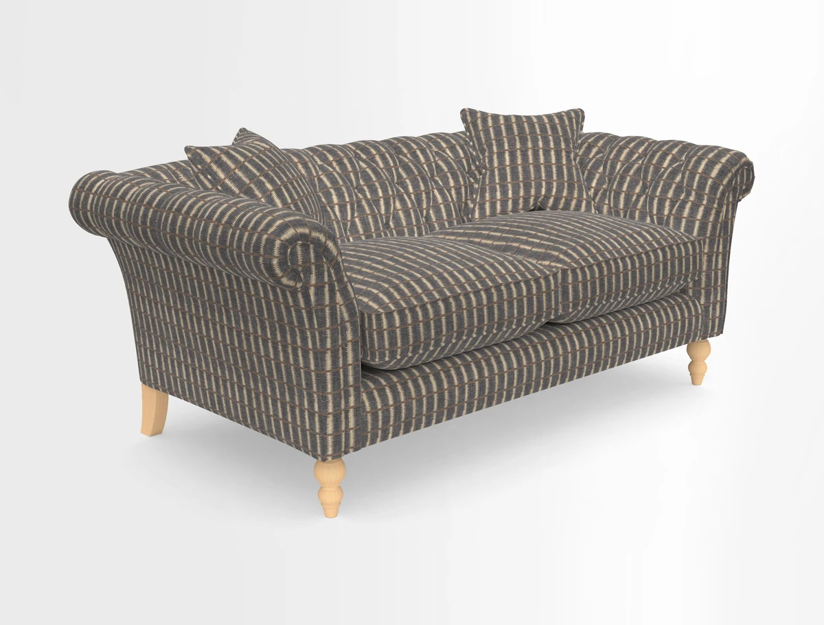 Sudbury Sofa in Linwood Omega Velvet Cognac