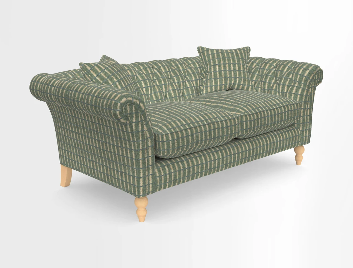 Sudbury Sofa in Linwood Omega Velvet Cognac