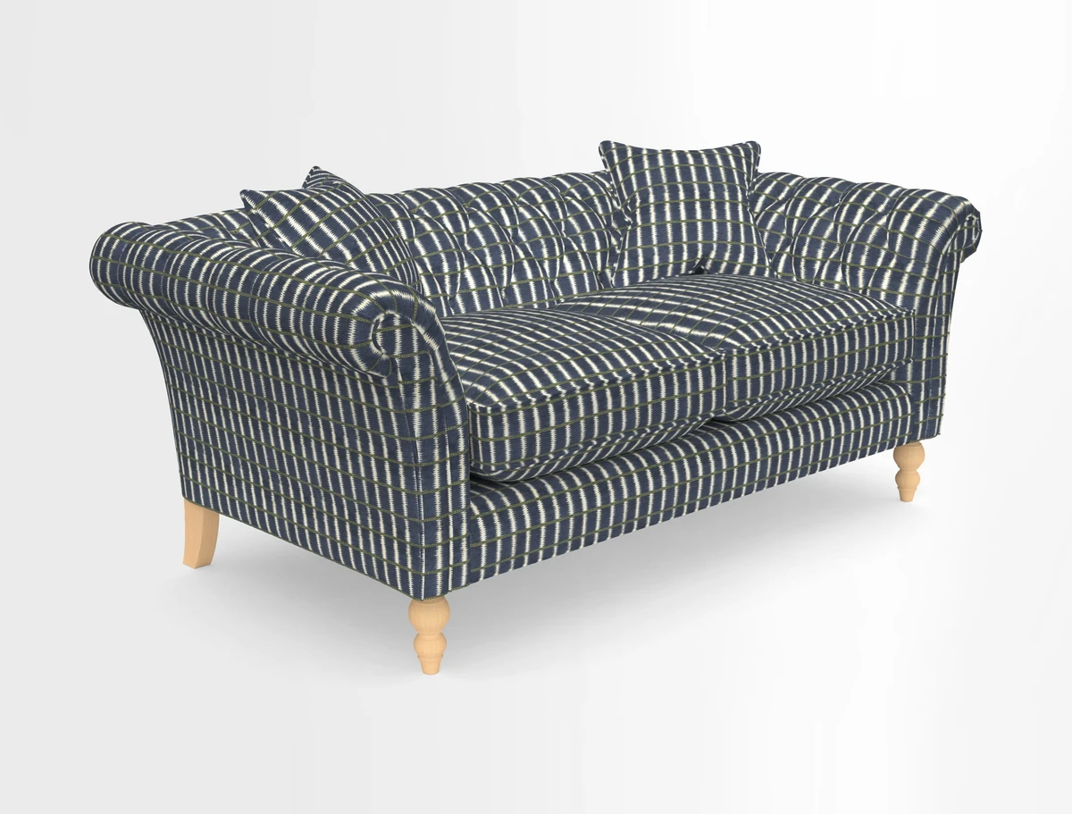 Sudbury Sofa in Linwood Omega Velvet Cognac