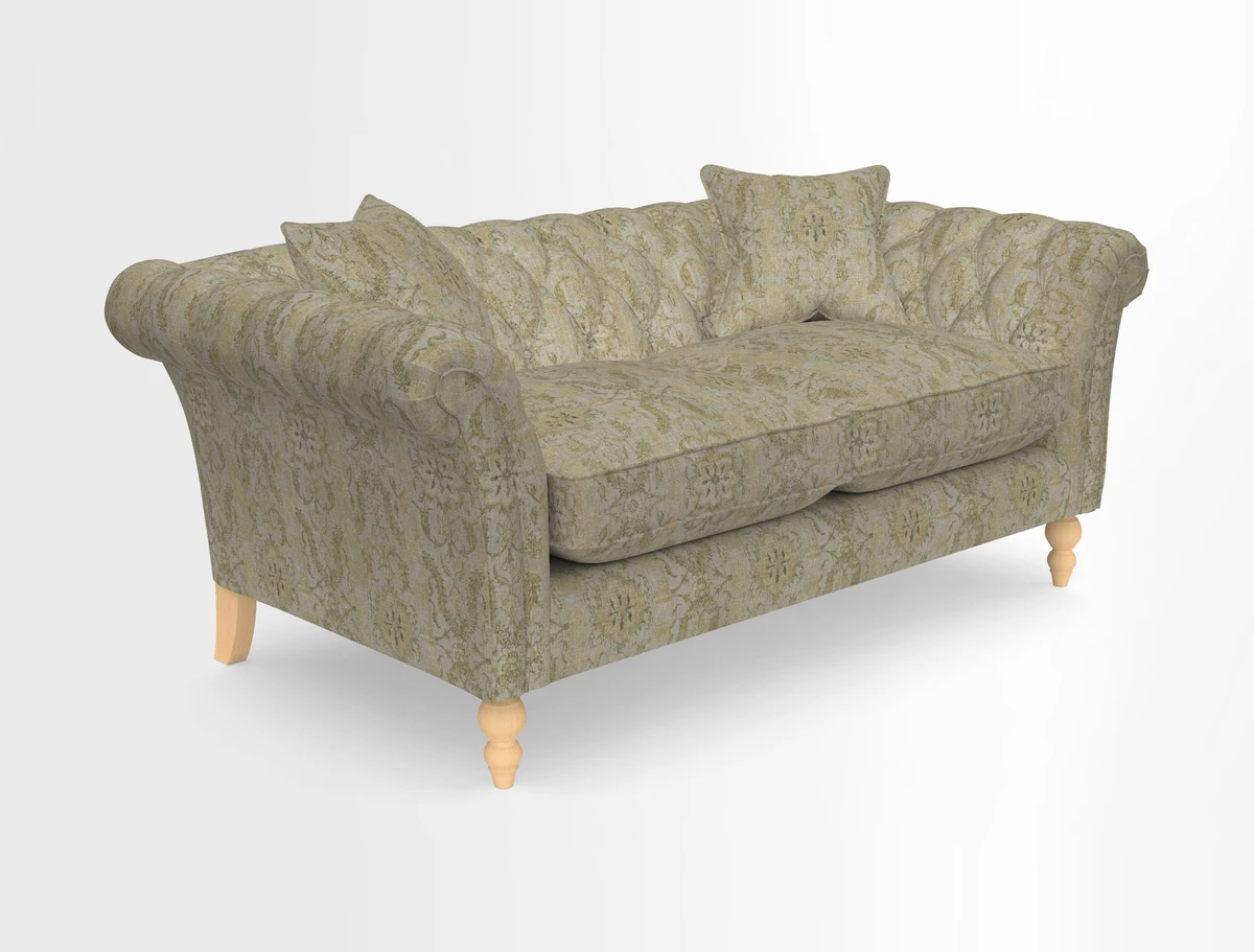 Sudbury Sofa in Linwood Omega Velvet Cognac
