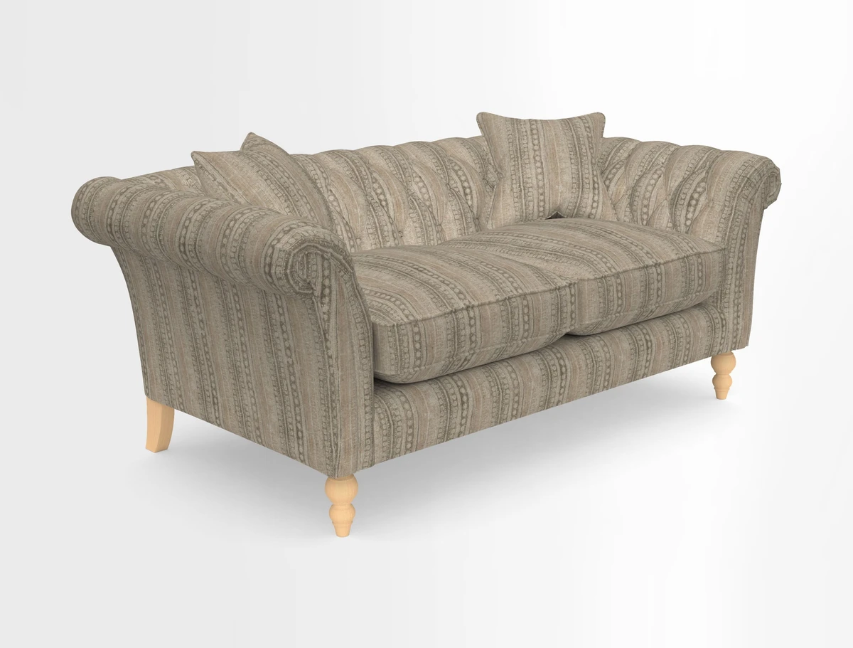 Sudbury Sofa in Linwood Omega Velvet Cognac