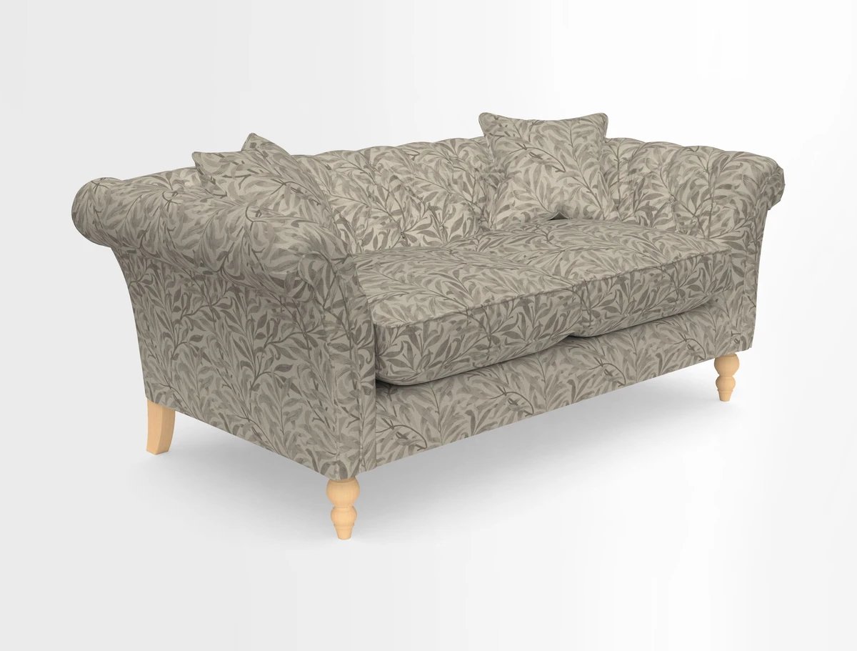 Sudbury Sofa in Linwood Omega Velvet Cognac