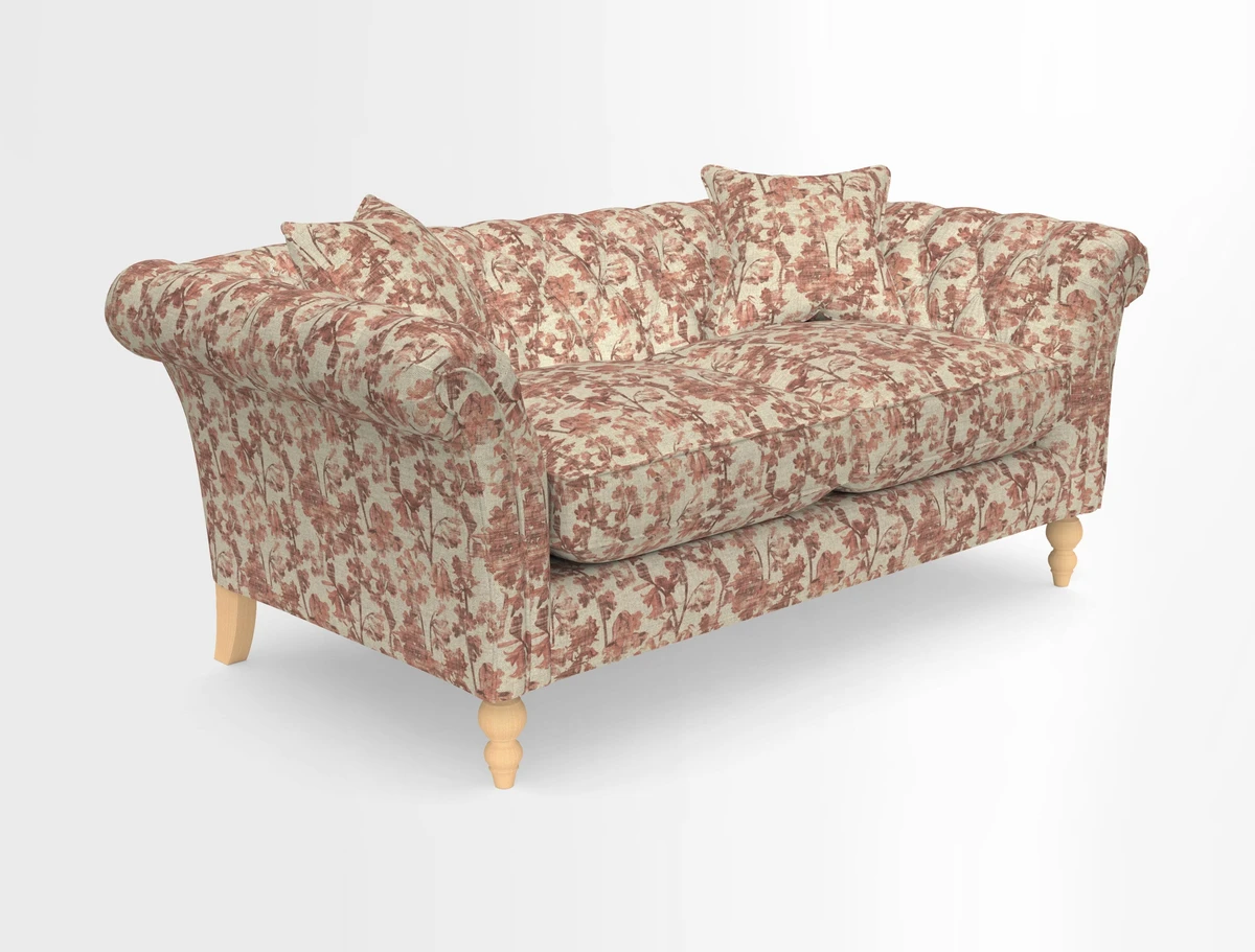 Sudbury Sofa in Linwood Omega Velvet Cognac