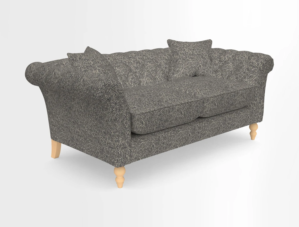 Sudbury Sofa in Linwood Omega Velvet Cognac