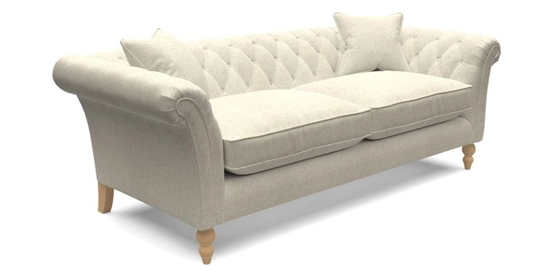 Sudbury 3 Seater Sofa in Linwood Omega Velvet Cognac