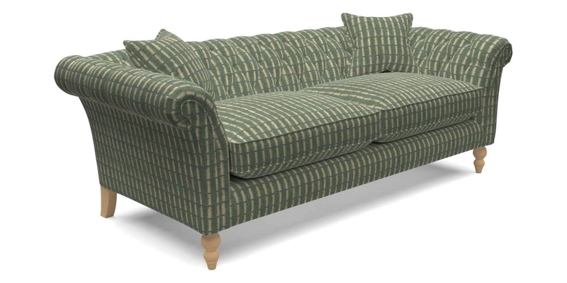 Sudbury 3 Seater Sofa in Linwood Omega Velvet Cognac
