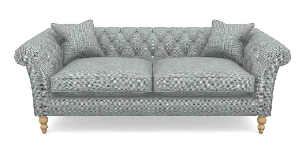 Product photograph of Sudbury Bespoke 3 Seater Sofas In Basket Weave - Blue from Sofas and Stuff Limited