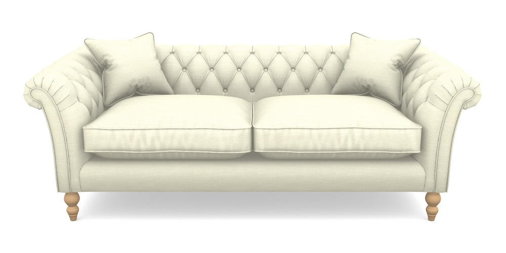 Product photograph of Sudbury Bespoke 3 Seater Sofas In Basket Weave - Cream from Sofas and Stuff Limited