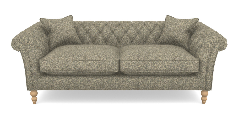 Product photograph of Sudbury Bespoke 3 Seater Sofas In V A Drawn From Nature Collection - Willow - Duck Egg from Sofas and Stuff Limited