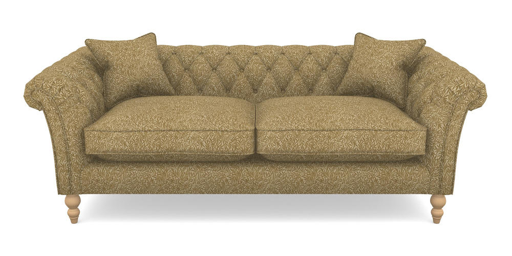 Product photograph of Sudbury Bespoke 3 Seater Sofas In V A Drawn From Nature Collection - Willow - Gold from Sofas and Stuff Limited