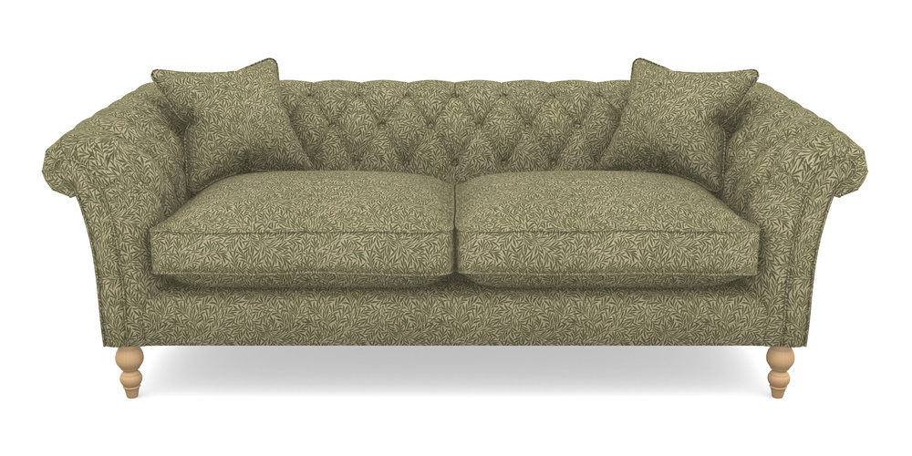 Product photograph of Sudbury Bespoke 3 Seater Sofas In V A Drawn From Nature Collection - Willow - Light Green from Sofas and Stuff Limited