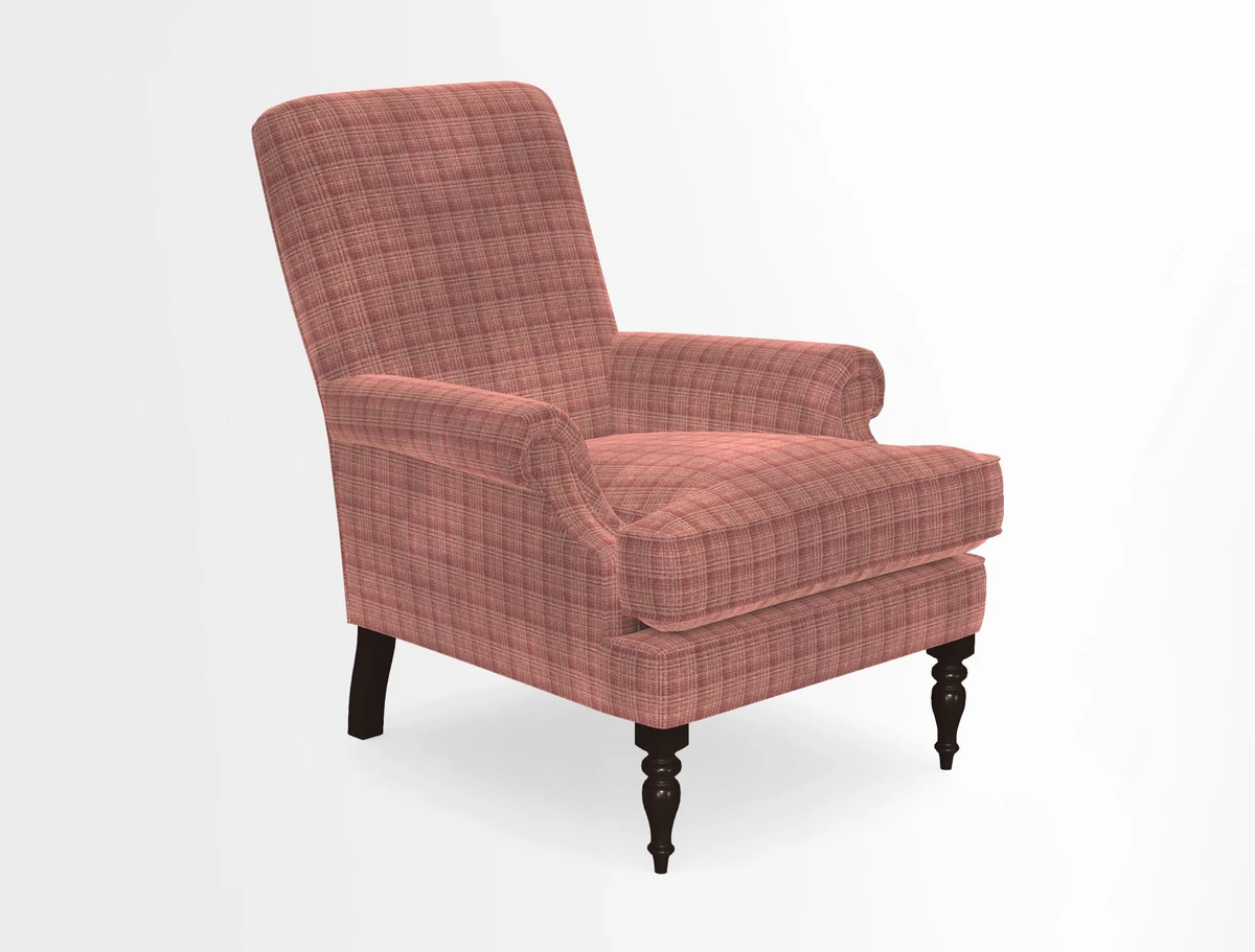 Thistle Chair in Indigo & Wills Morocco Epic Blue
