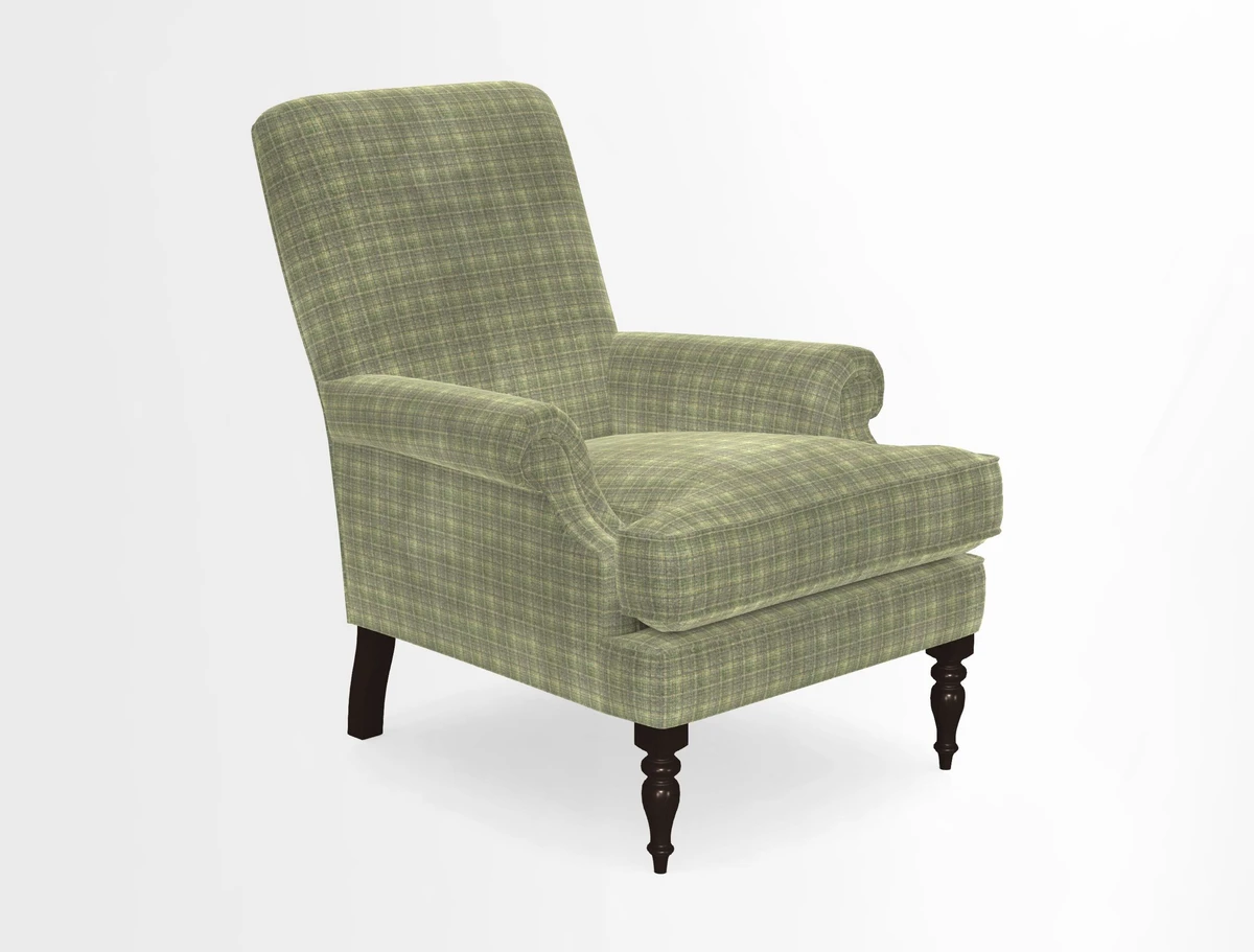 Thistle Chair in Indigo & Wills Morocco Epic Blue