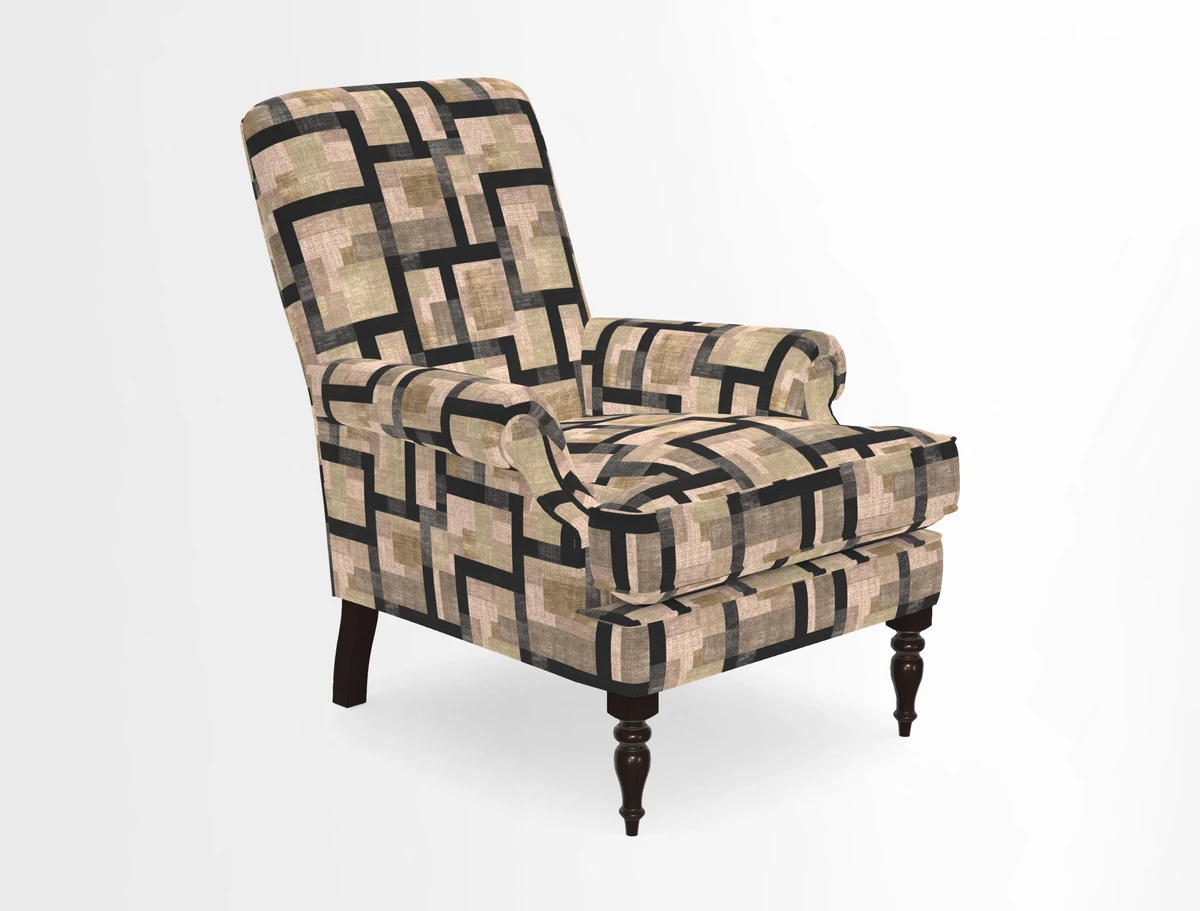 Thistle Chair in Indigo & Wills Morocco Epic Blue