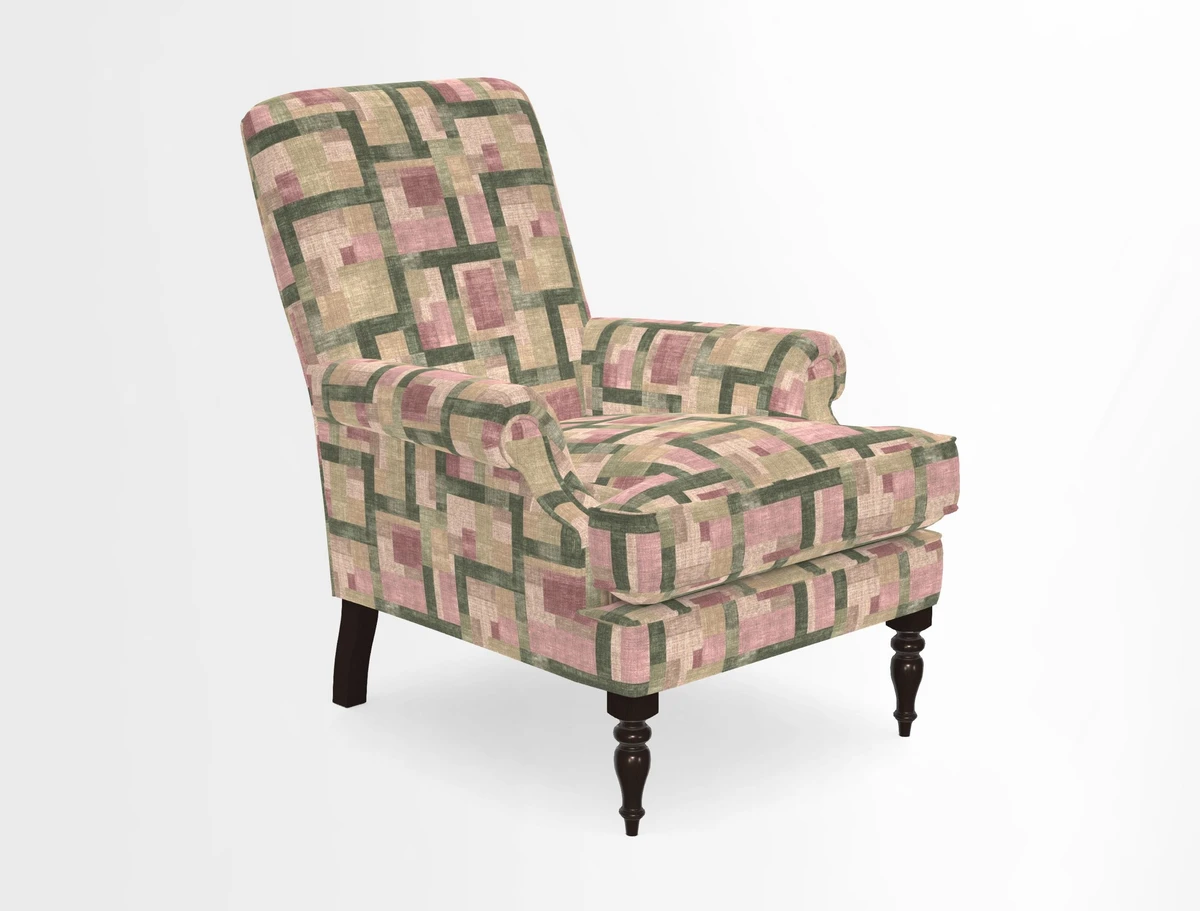 Thistle Chair in Indigo & Wills Morocco Epic Blue