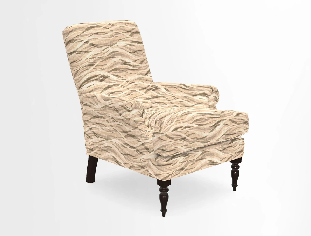 Thistle Chair in Indigo & Wills Morocco Epic Blue