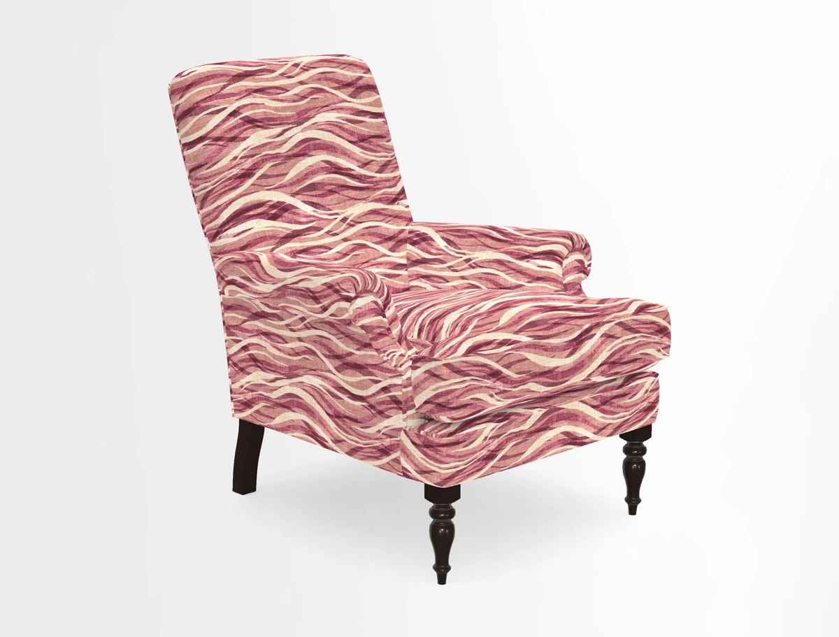 Thistle Chair in Indigo & Wills Morocco Epic Blue