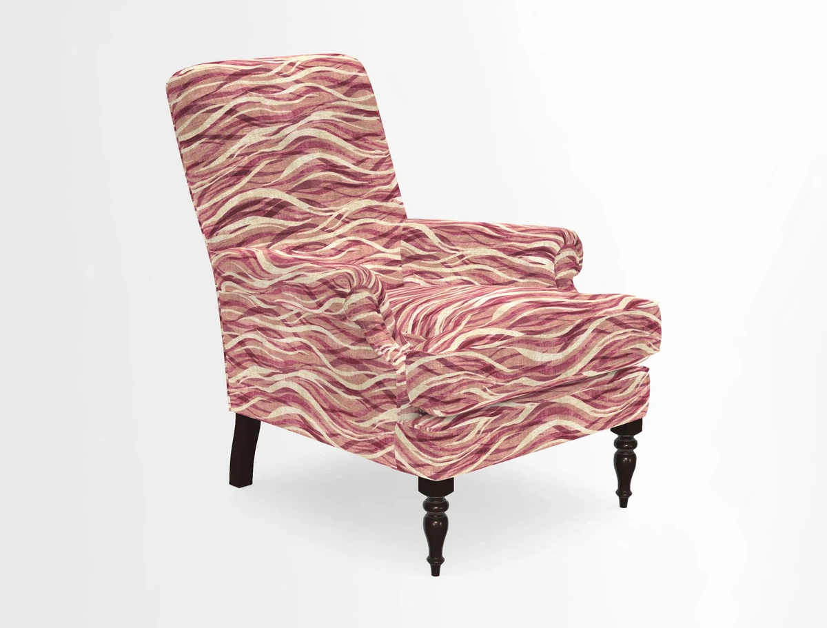 Thistle Chair in Indigo & Wills Morocco Epic Blue