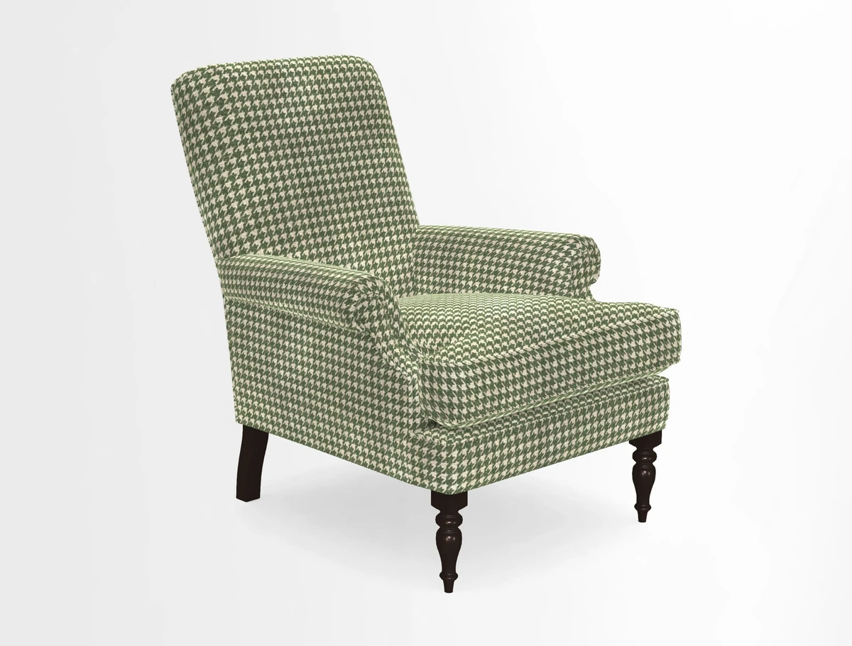 Thistle Chair in Indigo & Wills Morocco Epic Blue