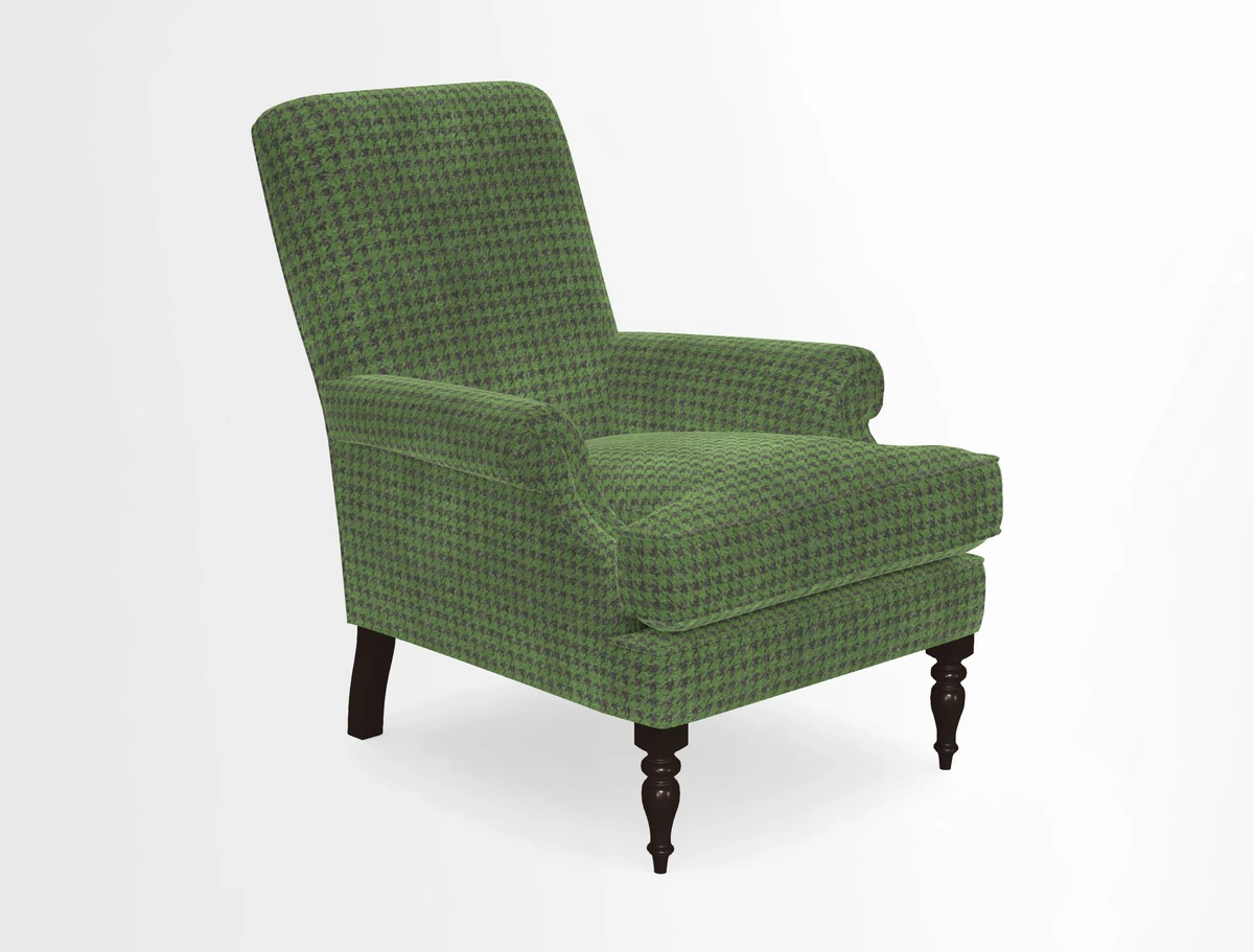 Thistle Chair in Indigo & Wills Morocco Epic Blue