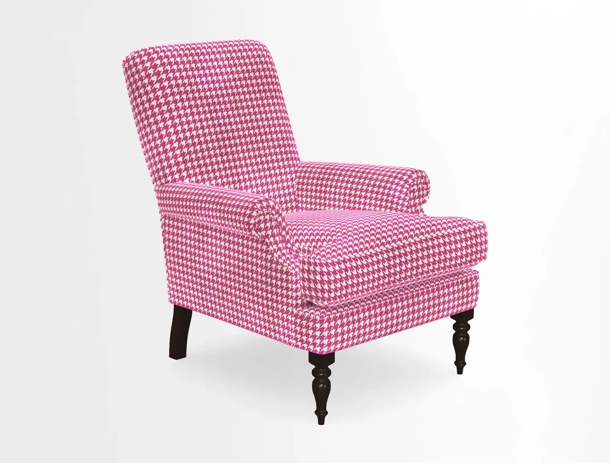 Thistle Chair in Indigo & Wills Morocco Epic Blue