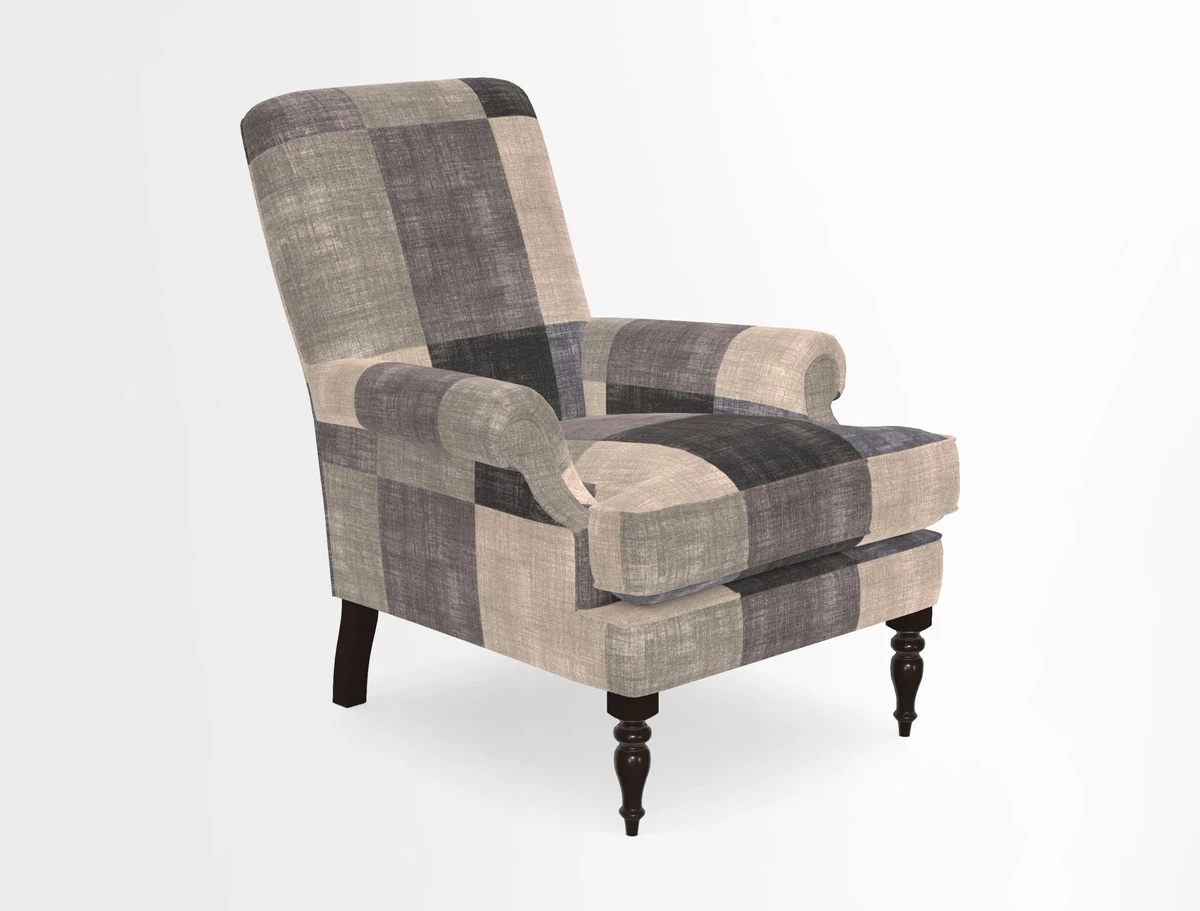 Thistle Chair in Indigo & Wills Morocco Epic Blue
