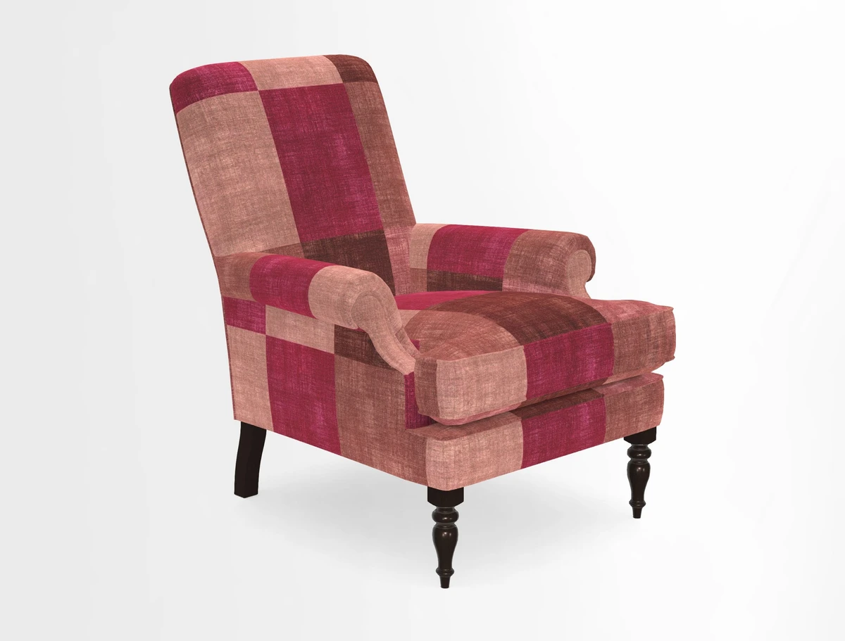 Thistle Chair in Indigo & Wills Morocco Epic Blue