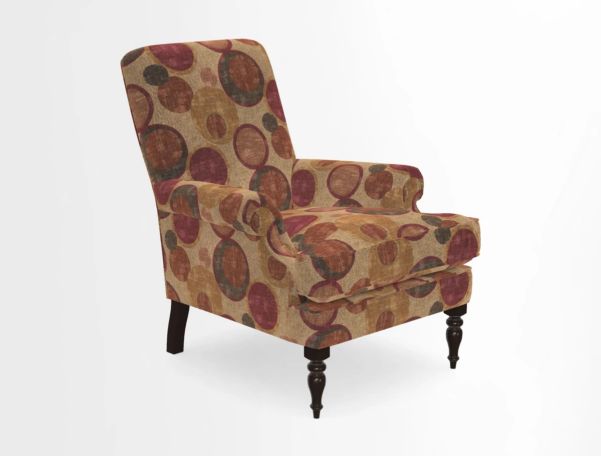 Thistle Chair in Indigo & Wills Morocco Epic Blue