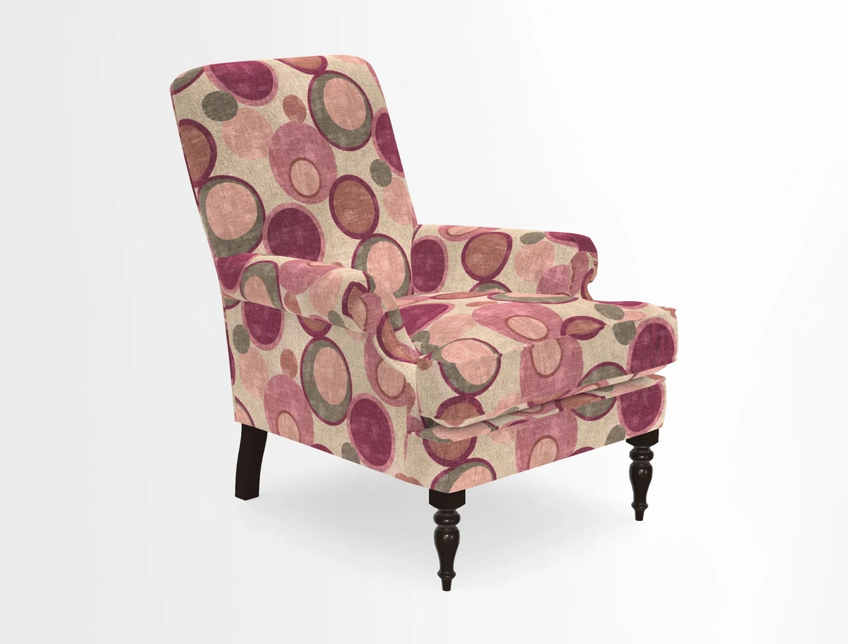 Thistle Chair in Indigo & Wills Morocco Epic Blue