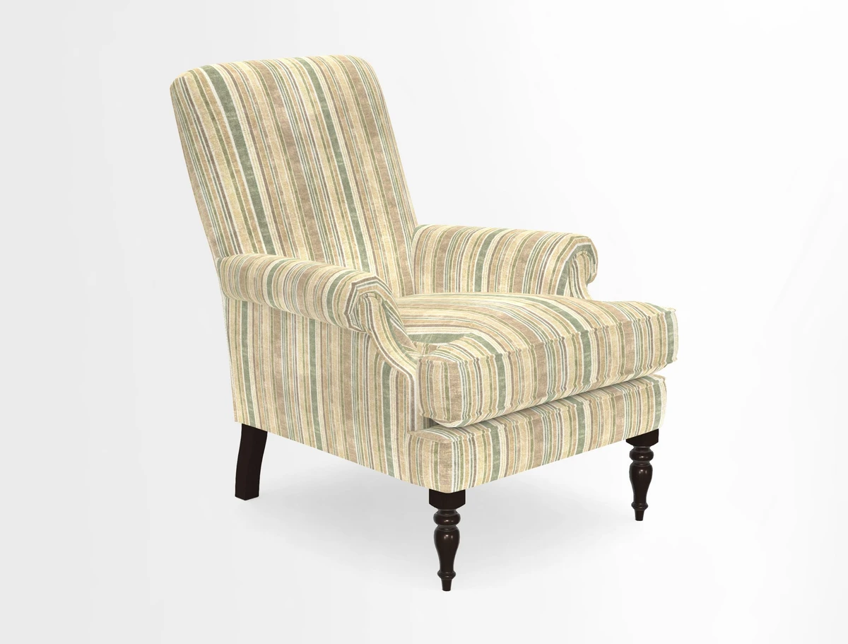 Thistle Chair in Indigo & Wills Morocco Epic Blue