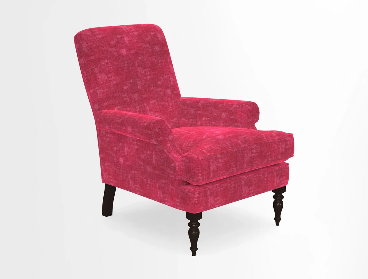 Thistle Chair in Indigo & Wills Morocco Epic Blue