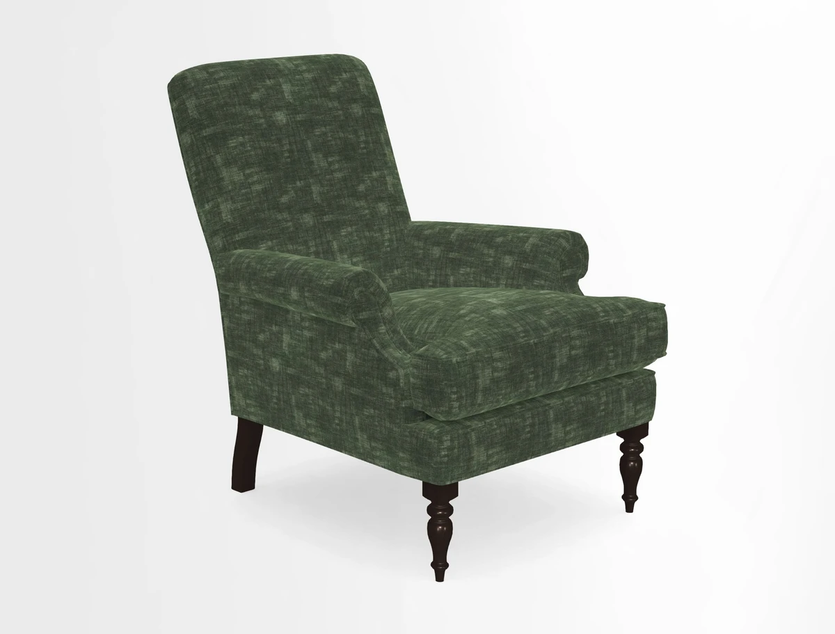 Thistle Chair in Indigo & Wills Morocco Epic Blue